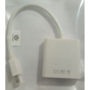 Adaptador Mini Display Port a VGA color blanco