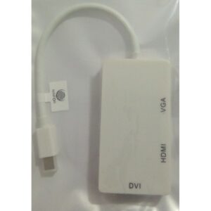 Adaptador Mini display Port a HDMI: VGA : DVI